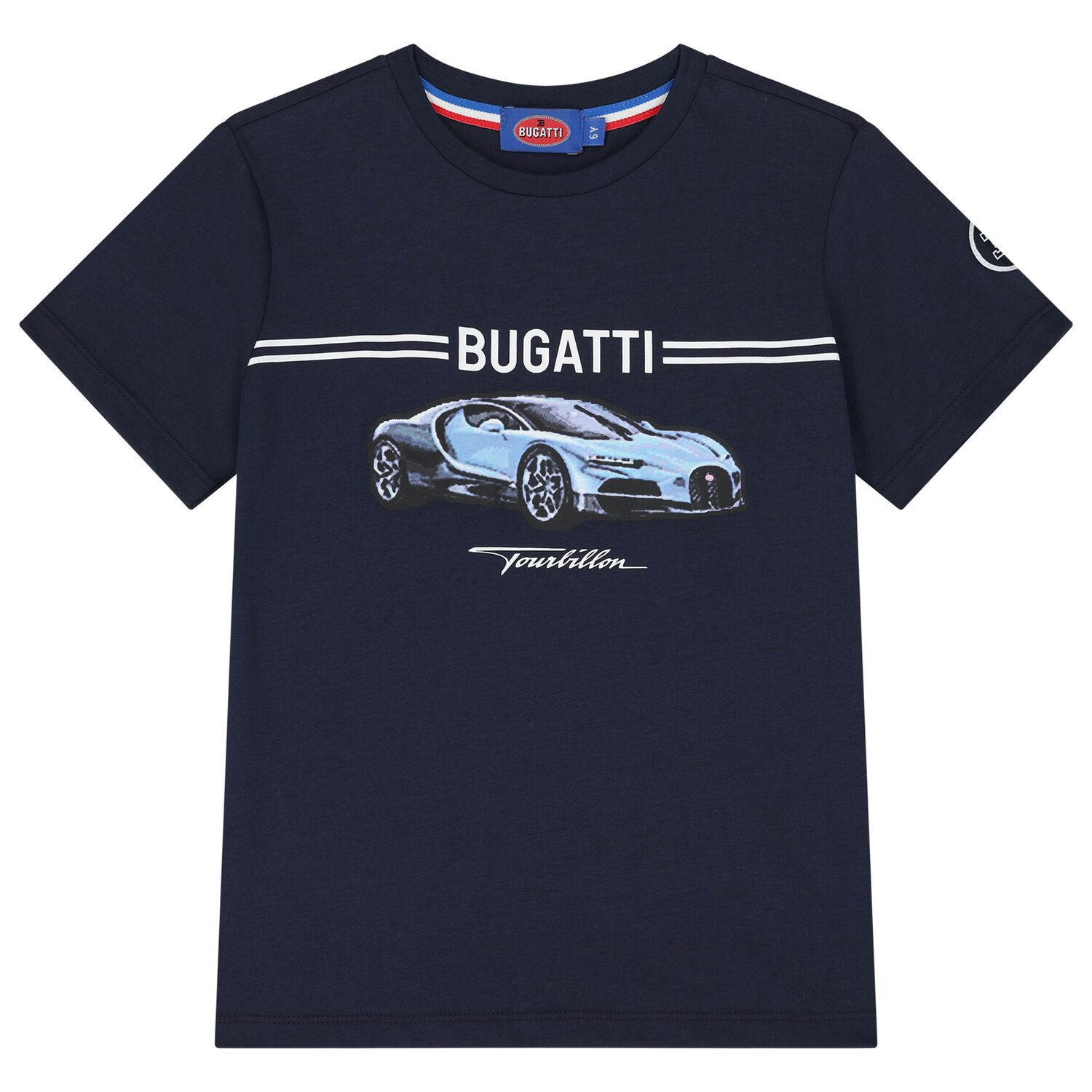 Boys Navy Blue Logo T-Shirt, 2, hi-res