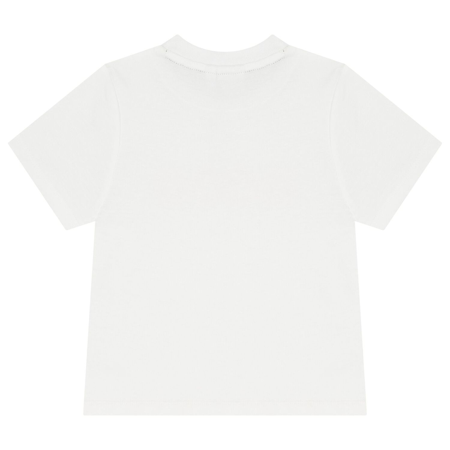 Younger Boys White & Rust Orange Shorts Set, 1, hi-res