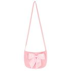 Girls Pink Bow Dress & Bag Set, 1, hi-res