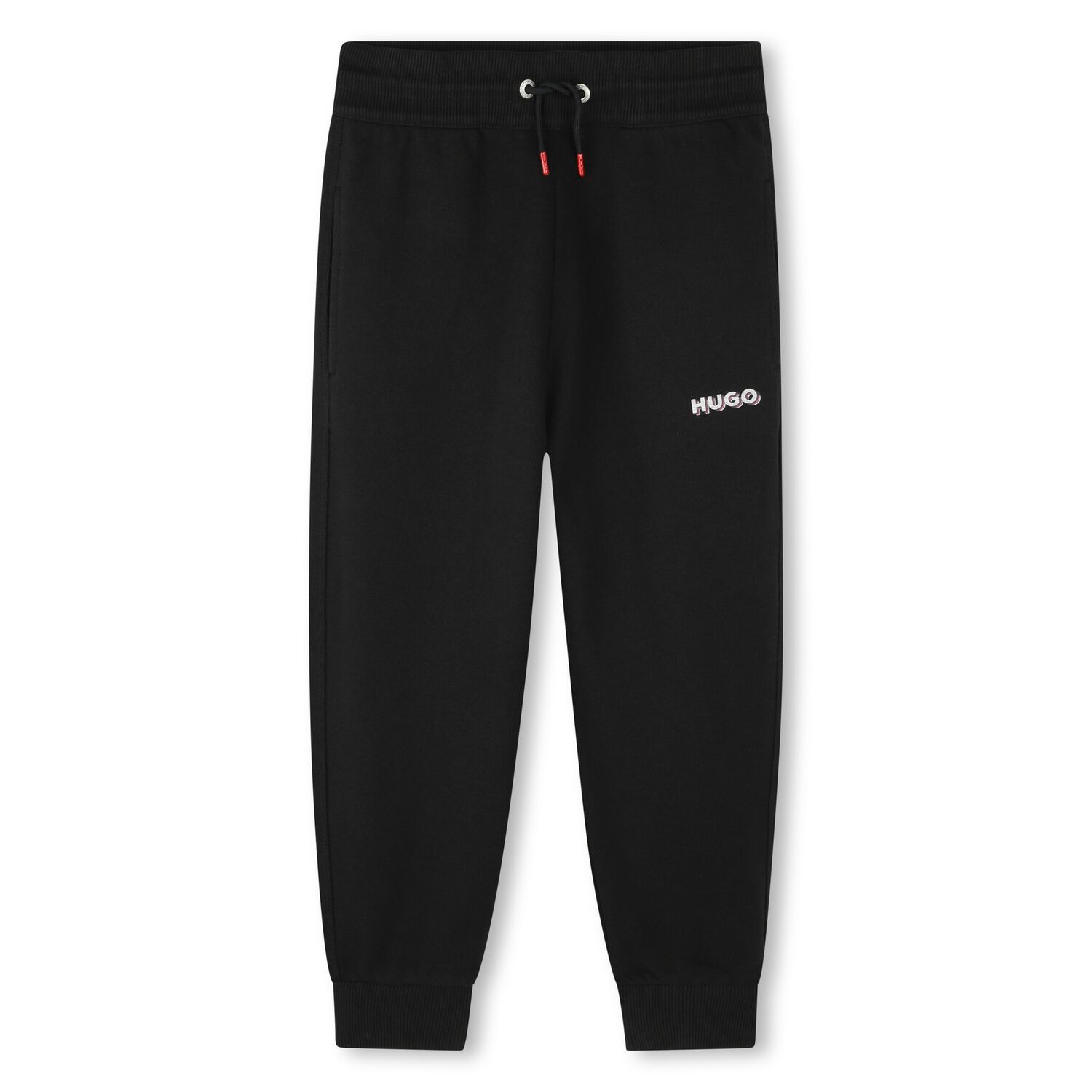 Girls Black Logo Joggers, 1, hi-res image number null