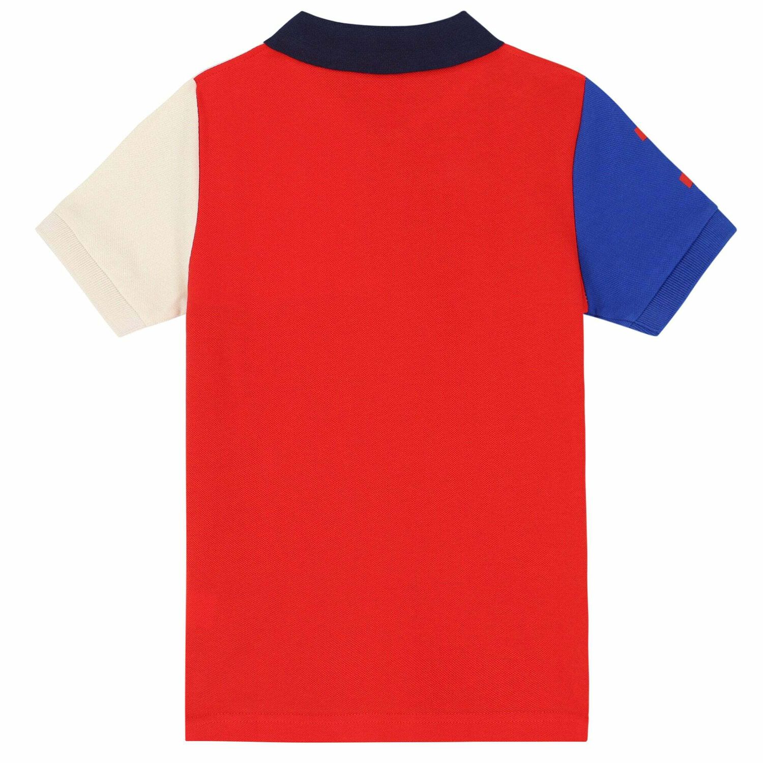 Boys Navy, Red, Ivory & Blue Logo T-Shirt, 1, hi-res