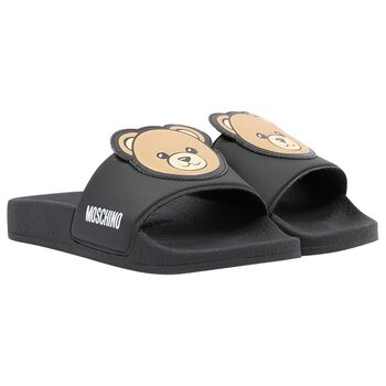 Black Teddy Bear Logo Sliders 