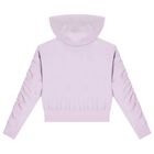 Girls Purple Logo Zip Up Top, 1, hi-res