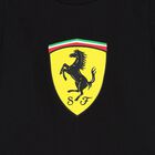 Boys Black Ferrari Logo T-Shirt, 1, hi-res