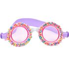Girls Purple Donut Swimming Goggles, 2, hi-res