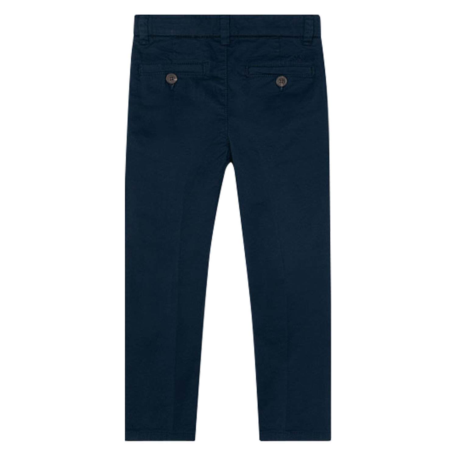 Boys Navy Chino Trousers, 1, hi-res