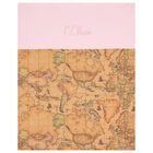Baby Girls Beige & Pink Geo Map Babygrow Gift Set, 2, hi-res