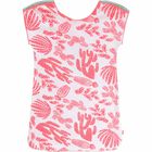 Girls White & Pink dress, 1, hi-res