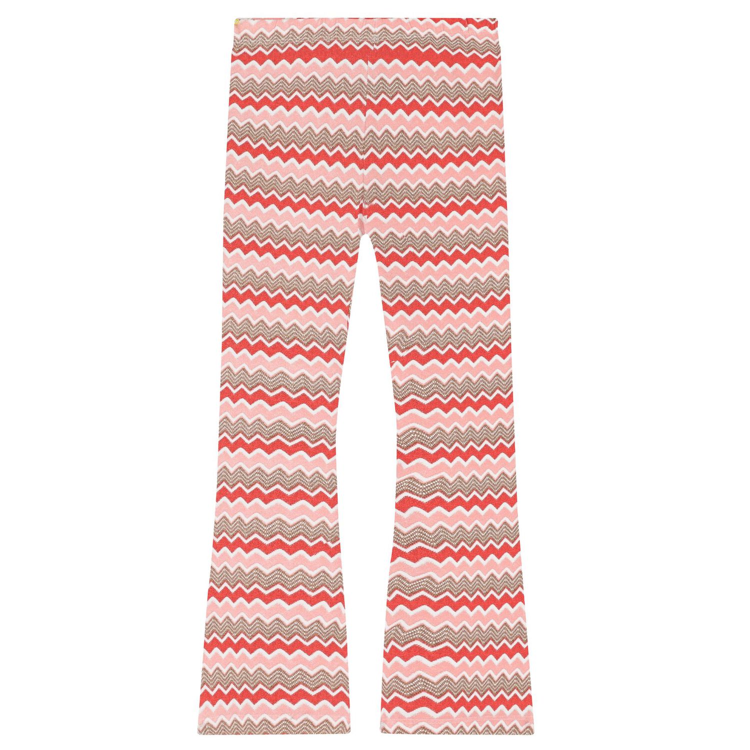 Girls Ivory & Pink Zigzag Leggings Set, 1, hi-res image number null