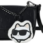 Mini Me Girls Black Choupette Handbag ( 18cm ), 1, hi-res