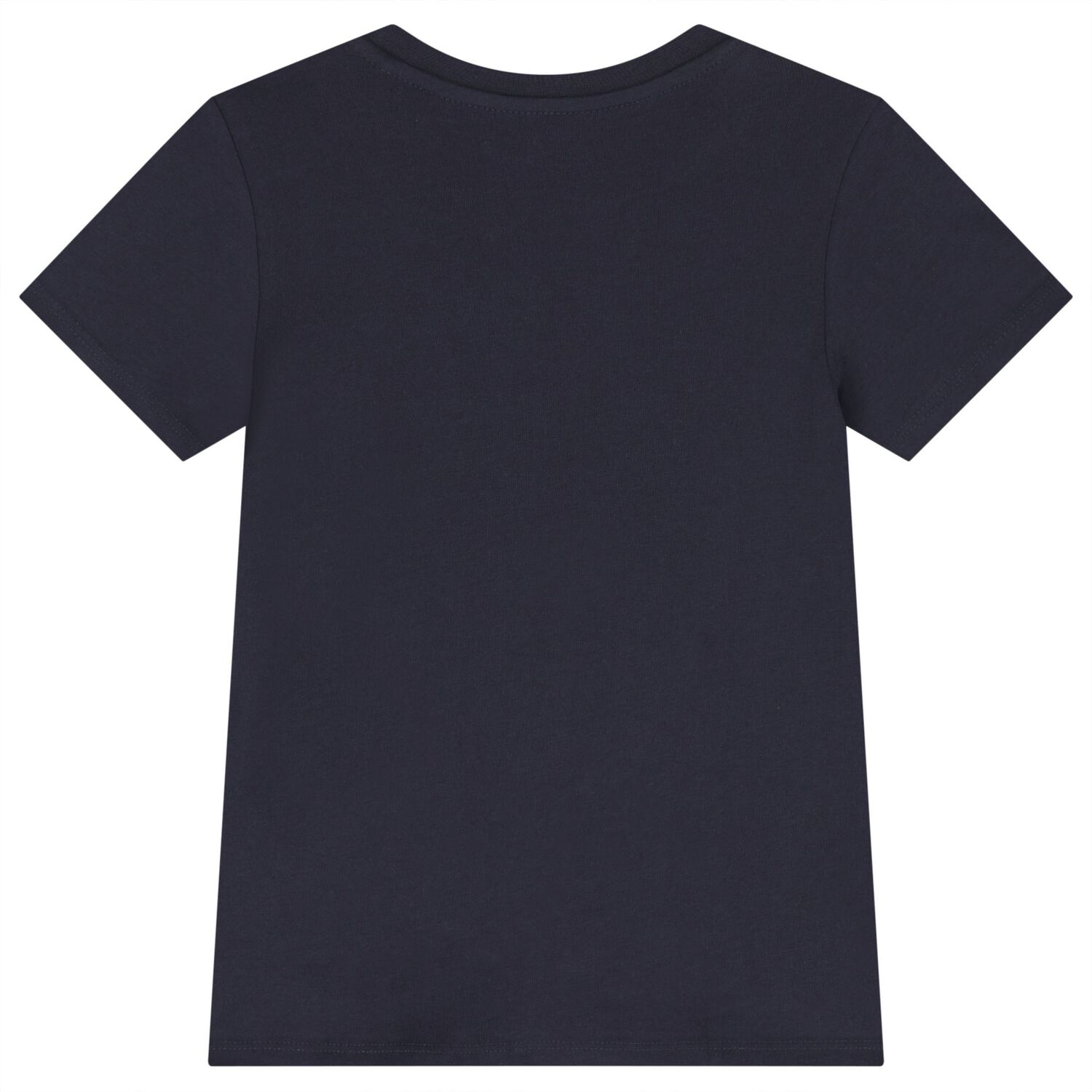Boys Navy Blue Teddy Bear Logo T-Shirt, 5, hi-res