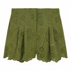 Girls Broderie Anglaise Shorts, 1, hi-res