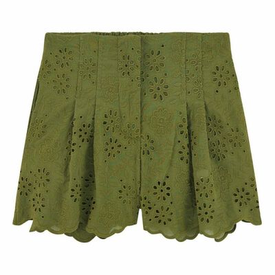 Girls Broderie Anglaise Shorts