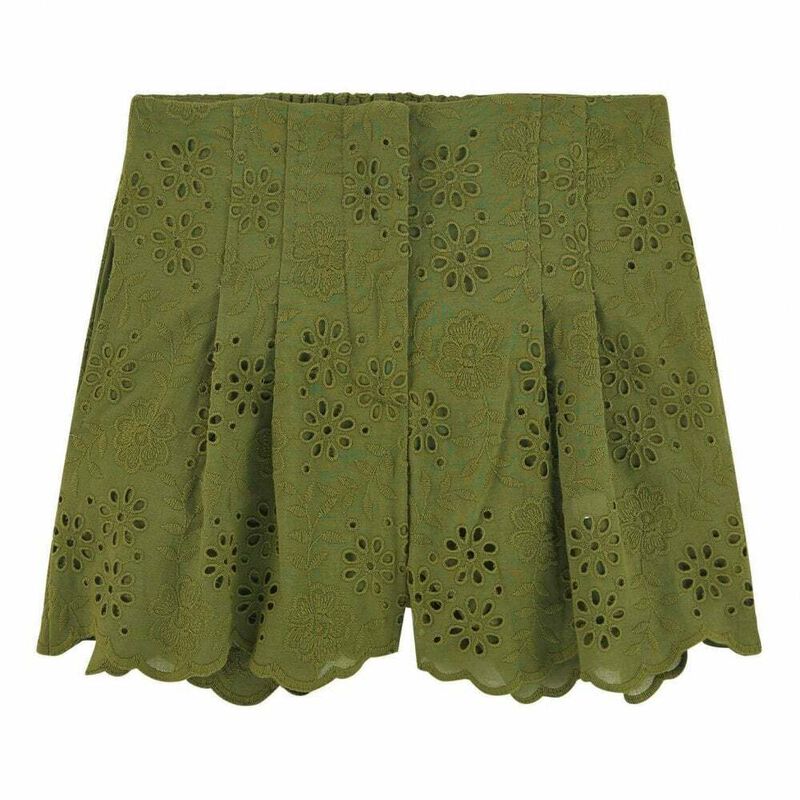 Girls Broderie Anglaise Shorts, 1, hi-res image number null