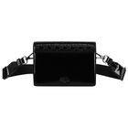 Girls Black Logo Handbag, 1, hi-res
