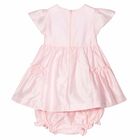 Baby Girls Pink Dress, 1, hi-res