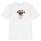 Boys White Teddy Bear T-Shirt, 2, hi-res