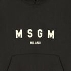 Boys Grey Logo Hooded Top, 1, hi-res