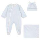 Baby Boys Blue Teddy Bear Babygrow Gift Set, 1, hi-res