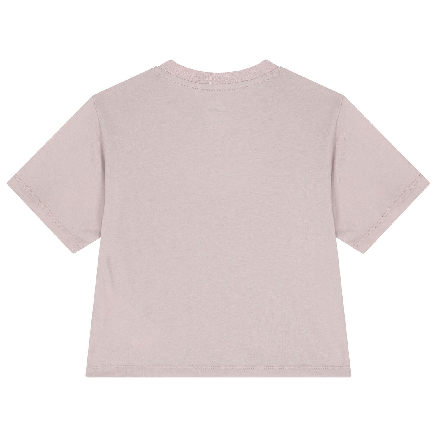 Girls Beige & Pink Logo Shorts Set, 1, hi-res