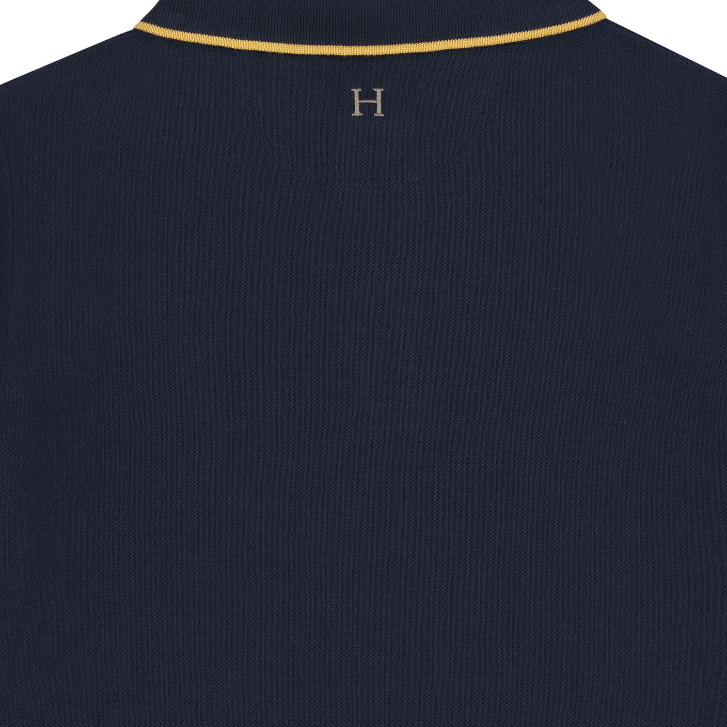 Boys Navy Blue Harry Polo Shirt, 1, hi-res