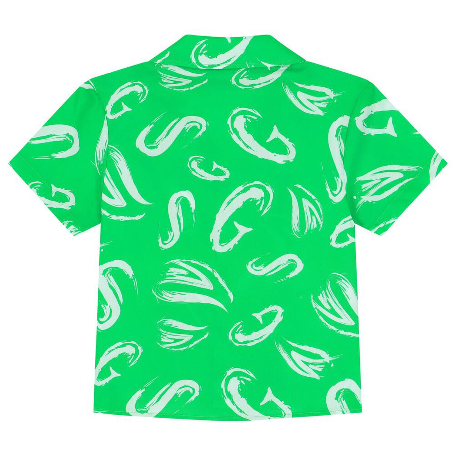 Boys Green Logo Shirt, 1, hi-res