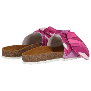 Girls Pink & Purple Bow Sliders