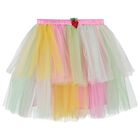 Gilrs Multicolored Tulle Skirt , 1, hi-res