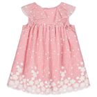 Younger Girls Pink Embroidered Dress, 1, hi-res