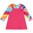 Girls Pink Dress Set, 1, hi-res