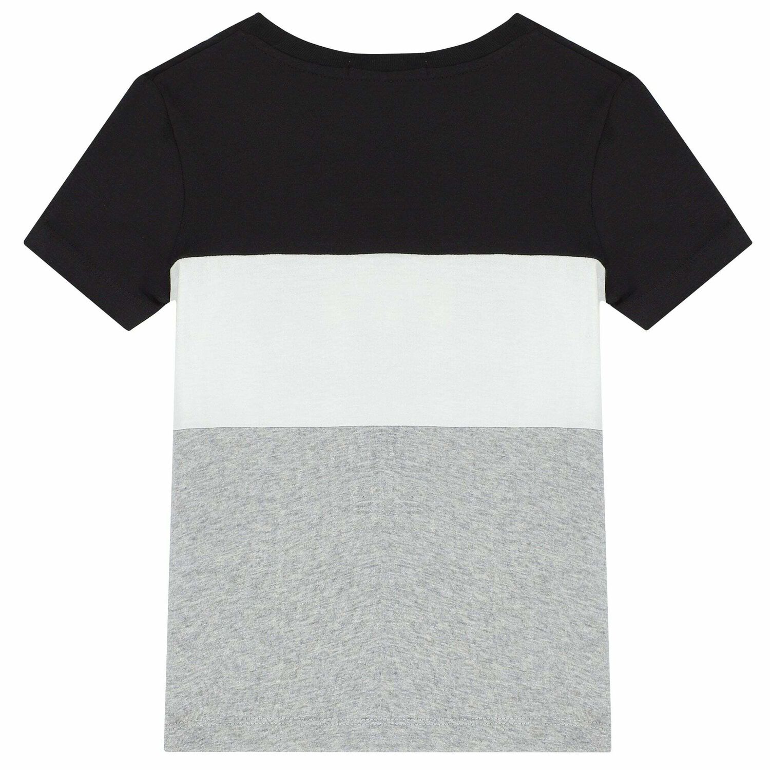 Boys Grey, Black & White Logo T-Shirt, 2, hi-res image number null