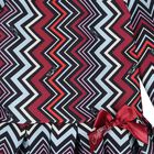 Girls Multi-Coloured Zig Zag Dress, 1, hi-res