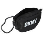 Girls Black Logo Crossbody Bag, 1, hi-res