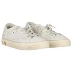Ivory Logo Leather Trainers, 1, hi-res