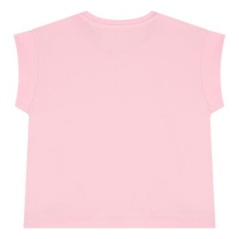 Girls Pink Logo T-Shirt