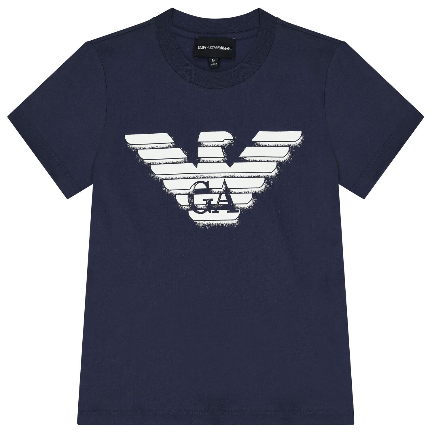 Boys White & Navy Blue Logo T-Shirts ( 3-Pack ), 1, hi-res image number null