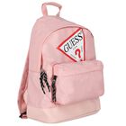 Girls Pink Logo Backpack, 1, hi-res