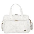 White Geo Map Baby Changing Bag, 3, hi-res