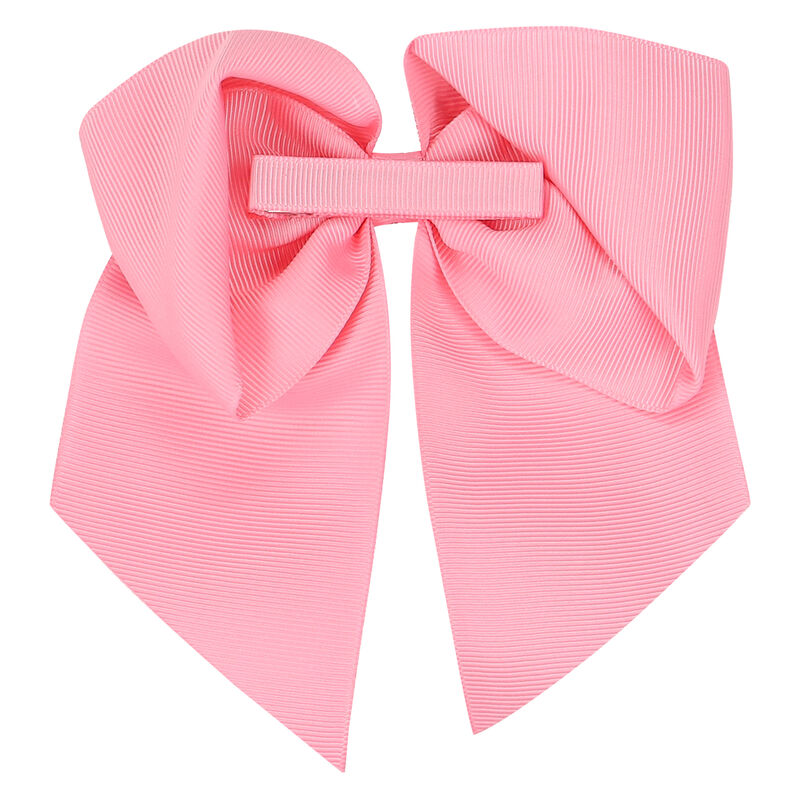 Girls Light Pink Bow Hair Clip, 6, hi-res image number null