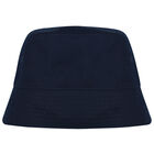 Boys Navy Blue Logo Reversible Hat, 1, hi-res