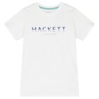 Boys White Logo T-Shirt, 6, hi-res