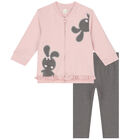 Baby Girls Pink & Grey Leggings Set, 1, hi-res