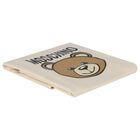 Beige Teddy Bear Logo Baby Blanket, 2, hi-res