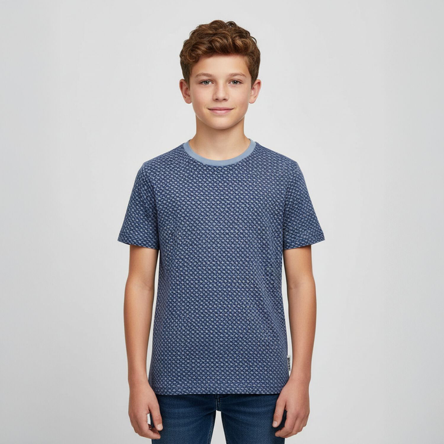 Boys Blue Logo T-Shirt, 1, hi-res