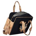 Navy Blue & Beige Geo Map Logo Baby Changing Bag, 1, hi-res