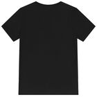 Boys Black Logo T-Shirt, 2, hi-res