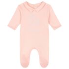 Baby Girls Pink Tiger Babygrows ( 2 Pack ), 1, hi-res