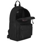Girls Black & Pink Logo Backpack, 3, hi-res