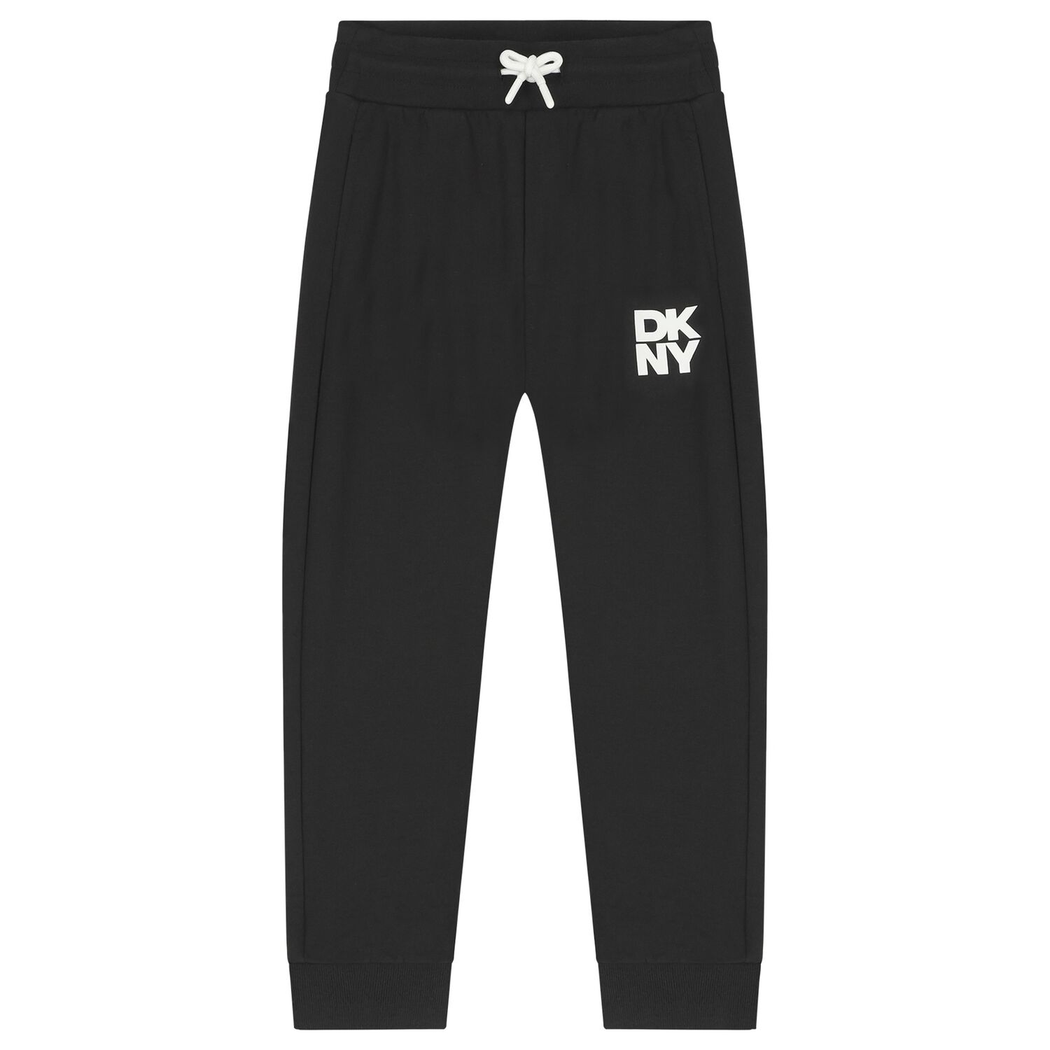 Boys Black Logo Joggers, 1, hi-res