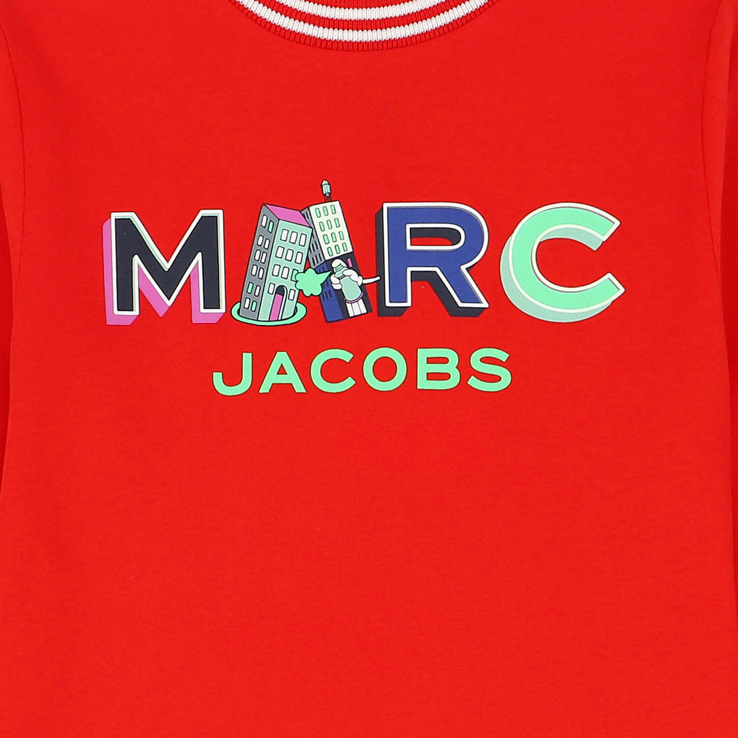 Boys Red Logo Cotton T-Shirt, 1, hi-res